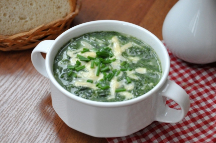 Spinatsuppe