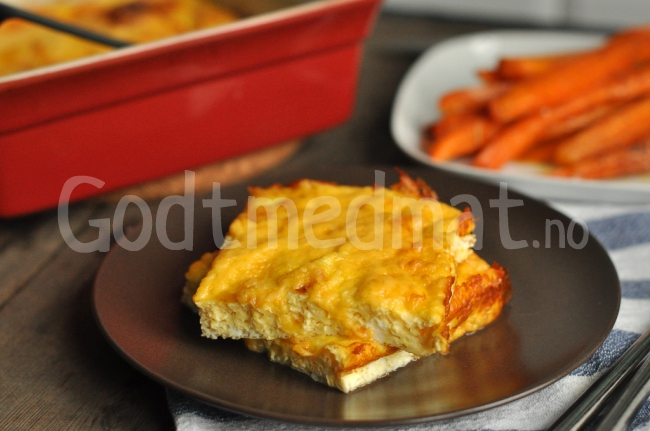 Omelett stekt i ovn