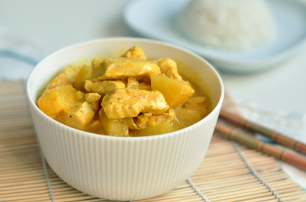 Kylling karri med ananas